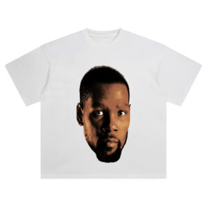 Kevin Durant Big Face Tee – Oversized NBA Slim Reaper Streetwear Shirt