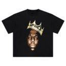Biggie Big Face Tee – Oversized Crown Edition Brooklyn Rap Streetwear Shirt