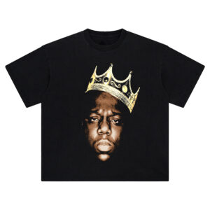 Biggie Big Face Tee – Oversized Crown Edition Brooklyn Rap Streetwear Shirt