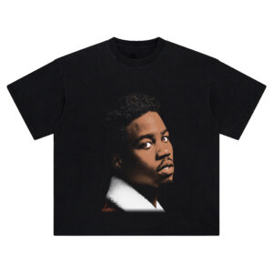 Roddy Ricch Big Face Tee – Oversized West Coast Rap Streetwear Graphic Shirt