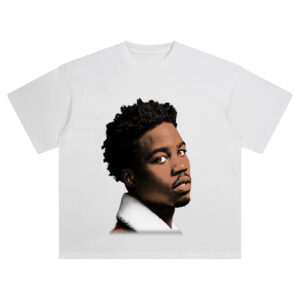 Roddy Ricch Big Face Tee – Oversized West Coast Rap Streetwear Graphic Shirt