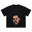 The Weeknd Big Face Tee – Oversized XO After Hours Streetwear Graphic Shirt