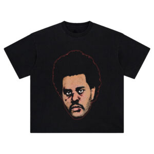 The Weeknd Big Face Tee – Oversized XO After Hours Streetwear Graphic Shirt