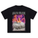 Ariana Grande God Is a Woman T-shirt featuring ethereal collage design of the pop star in iconic poses