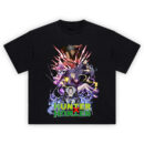 Phantom Troupe Tee featuring Chrollo and Hunter x Hunter characters with colorful aura effects