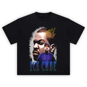Ice Cube Vintage Rap T-Shirt with bold hip-hop artwork and signature OG style
