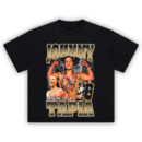 Johnny Tapia Graphic Tee with Mi Vida Loca collage and iconic boxing moments