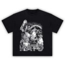 Kato Horne Graphic T-Shirt featuring black and white boxing collage of Keishawn Horne in action