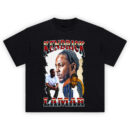 Kendrick Lamar Rap Icon Tee featuring collage of the Compton rapper in a retro hip-hop design