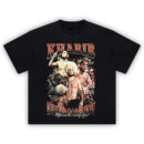 Khabib Nurmagomedov Graphic Tee with UFC champion collage and iconic Papakha moments