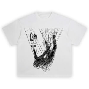 Korn The Nothing T-Shirt with tangled spirit graphic from haunting album art