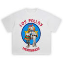 Los Pollos Hermanos Shirt with full-color chicken logo from Breaking Bad series