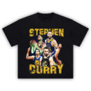 Golden State Shooter Shirt with collage of Stephen Curry’s most iconic plays in Warriors history