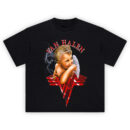 Van Halen T-shirt featuring the iconic 1984 album cover baby angel and bold red VH logo