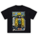 Brook Bounty Tee featuring One Piece’s Soul King in yellow boa and top hat with 188 million berry bounty
