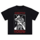 Obito Uchiha Masked Tee design featuring masked Obito in grayscale with red text highlights