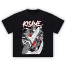 Kisame Hoshigaki Tee featuring fierce anime design of the Akatsuki swordsman with Samehada and water-themed elements