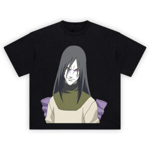 Orochimaru anime tee with rogue shinobi design and iconic villain artwork from Naruto