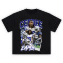 CeeDee Lamb Cowboys Superstar T-shirt featuring #88 in multiple action shots, bold blue and silver collage layout