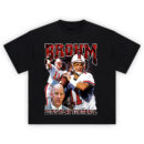 Brohm Let's Play Football Throwback T-shirt featuring retro quarterback collage, lightning background, and classic #11 jersey