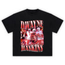 Dwayne Haskins Long Live Simba Tee featuring collage of Haskins in Ohio State uniform with tribute phrases