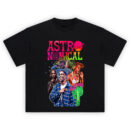 AstroNomical Cactus Jack Collage Tee featuring Travis Scott in vivid cosmic-inspired graphics