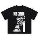 Wiz Khalifa Good Things Graphic Tee featuring side profile and bold quote in retro font