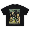 Young Thug Slime Season Graphic Tee with green snake details and collage of rapper visuals
