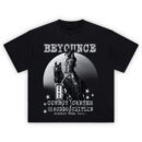 Beyoncé Cowboy Carter Rodeo Moonlight Shirt with Beyoncé riding a horse under a glowing moon