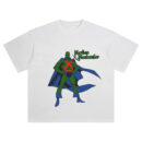 Martian Manhunter Classic Hero Stance T-shirt with comic book artwork of Martian Manhunter standing strong.