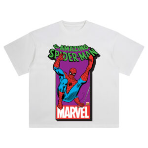 Spider-Man Classic Marvel Graphic T-shirt delivers retro web-slinger energy and vintage comic book heat.
