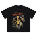 Dracula Shirt with vintage Bela Lugosi vampire design and gothic graveyard