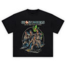Ghostbusters Movie Shirt featuring Venkman, Spengler, Stantz, Zeddemore, and Slimer in full action pose