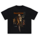 Halloween 5 Shirt featuring Michael Myers and retro horror sequel movie artwork