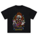 Killer Klowns From Outer Space Shirt with terrifying clown and cosmic design