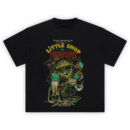 Little Shop of Horrors Shirt with Audrey II and Seymour graphic artwork
