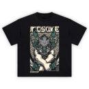 Demon Slayer Inosuke Boar Mask T Shirt featuring Inosuke in his iconic boar head pose