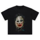 Graphic of Leatherface mask from Texas Chainsaw Massacre Leatherface Mask T Shirt