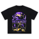 The Exorcist Nobody Expected It T Shirt featuring Regan levitating and terrified priests