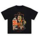 Joe Bob’s Hell O Ween T Shirt featuring Joe Bob Briggs, Darcy the Mail Girl, and horror icons in retro Halloween style