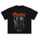 The Prowler 1981 Rosemarys Killer T Shirt with slasher graphic and tagline “The film that shocked America”
