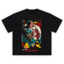 Gremlins Gizmo Christmas Arcade Tee featuring Gizmo in Santa hat with hidden gremlins and retro toys