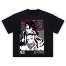 Nezuko and Tanjiro Blood Demon Art T-Shirt featuring pink and black anime design