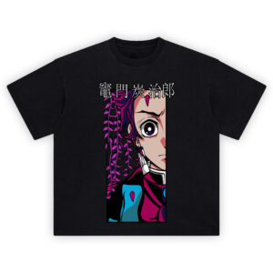 Tanjiro Kamado Purple Wisteria Demon Slayer T-Shirt