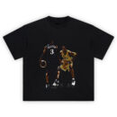 Iverson vs Kobe Showdown T Shirt featuring Allen Iverson and Kobe Bryant face-off moment in vintage comic style