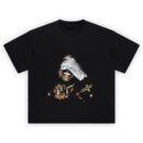 Michael Jackson Glove T Shirt featuring MJ smiling with his sequin glove over his face and a glittering outfit