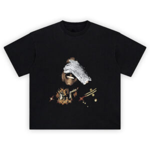 Michael Jackson Glove T Shirt featuring MJ smiling with his sequin glove over his face and a glittering outfit