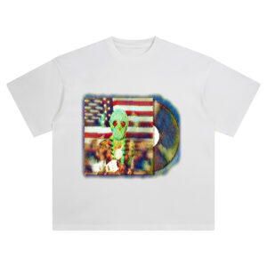 NBA YoungBoy Masa Tour Limited Edition CD T Shirt with ski mask and flag background