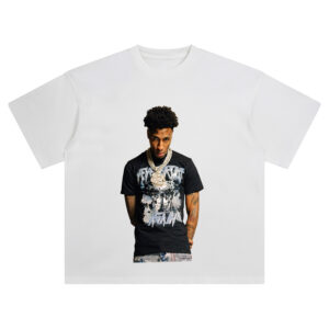 NBA YoungBoy Metal Never Broke Again T Shirt featuring skulls and lightning graphic