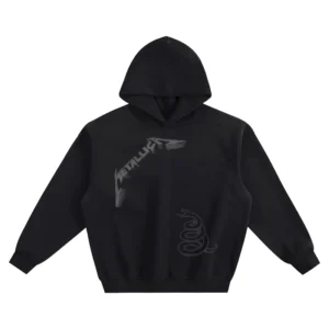Metallica Snake – Black Album Tribute Graphic Hoodie